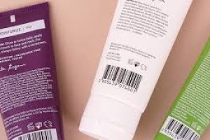 Ingredients on skin care product labels