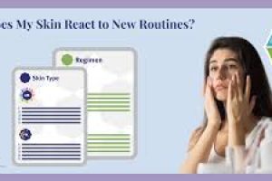 Skin reaction to a new product or new skin care routine