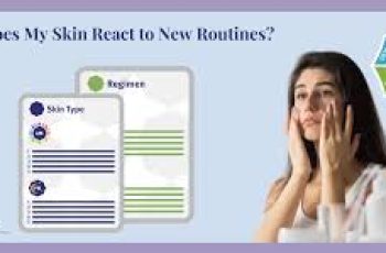 Skin reaction to a new product or new skin care routine